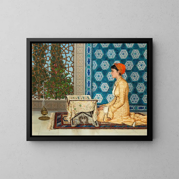 Osman Hamdi Bey — indrammet kunstværk på væggen