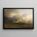 Vue sur le Rigi - Oswald Achenbach — indrammet kunstværk på væggen