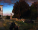 i Villa Borghèses park - Oswald Achenbach — visning af kunstværket