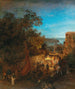 Fête de saint Anne à Ischia, Casamicciola - Oswald Achenbach — visning af kunstværket