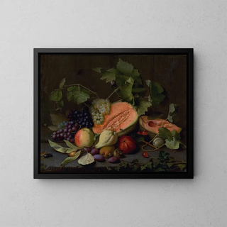 Otto Didrik Ottesen - Still Life With Melons And Grapes.webp