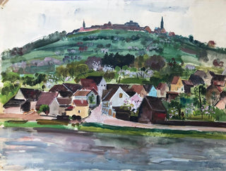 Otto Geigenberger - Die Bergfeste Dilsberg bei Heidelberg.webp
