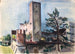Château de Grünwald nær München - Otto Geigenberger — visning af kunstværket
