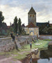 La porte de Rothenburg à Dinkelsbühl - Otto Kubel — visning af kunstværket