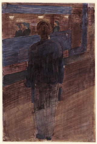 Otto MeyerAmden - Jngling vor Strassenbahn.webp