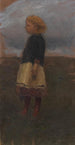 Fille dans la lande - Otto Modersohn — visning af kunstværket