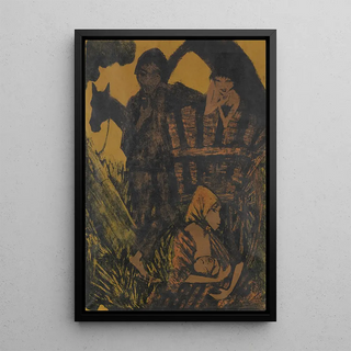 Otto Mueller - Zigeunerfamilie am Planwagen.webp