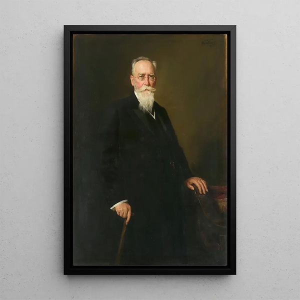 S.E. baron Johann Ferdinand von und zu Bodman - Otto Propheter — indrammet kunstværk på væggen