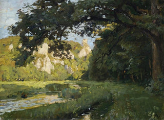 Otto Reiniger - Sommerliche Landschaft wohl bei Buttenhausen.webp