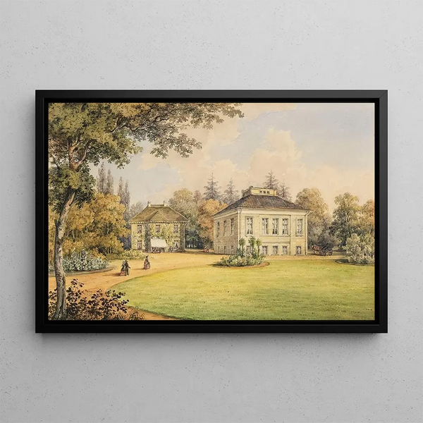 Otto Speckter - Zugeschrieben Madame Gumpels Landhaus in Neumhlen.webp