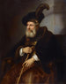 Portrait af en gammel mand - Otto Wüstlich — visning af kunstværket