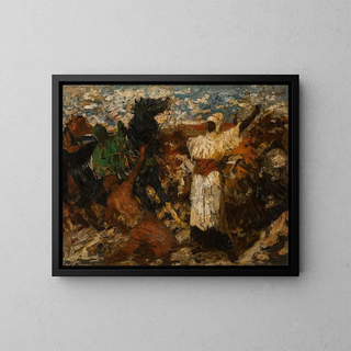 Otto von Faber du Faur - Reining in the Horses.webp
