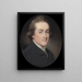 Portrait af en gentleman - Ozias Humphry — indrammet kunstværk på væggen
