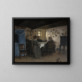 P C Skovgaard - The Artists Friends and Family Seated Round a Table Vejby North Zealand.webp