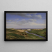 Vue de la côte nord de Zélande à Dronningmølle - P. C. Skovgaard — indrammet kunstværk på væggen
