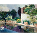 Reproduktion af maleriet Palais de l'Étang, kongelige haver i Sevilla - Joaquin Sorolla