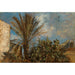 Reproduktion af maleriet Palmiers i Corfu - Marie Egner