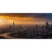 Londons bypanorama ved skumringen | Fotodekoration