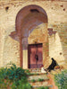Entrée de la mosquée - Panos Terlemezian — visning af kunstværket