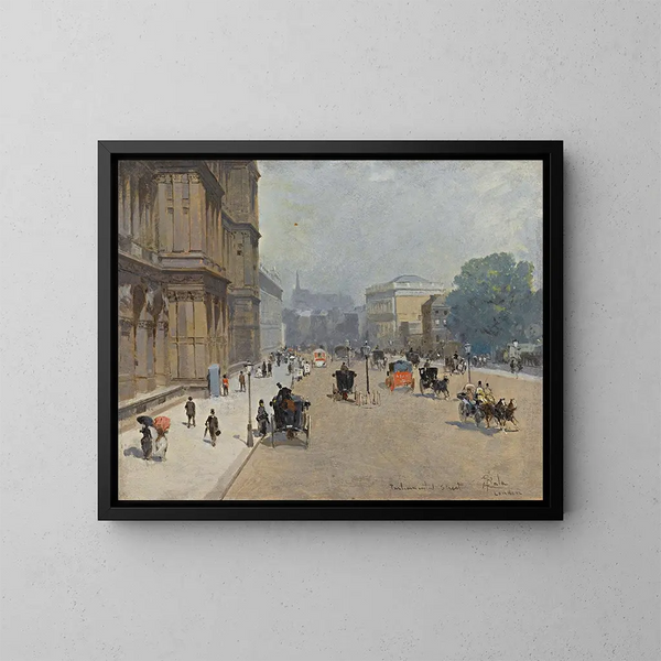 Rue du Parlement, London - Paolo Sala — indrammet kunstværk på væggen