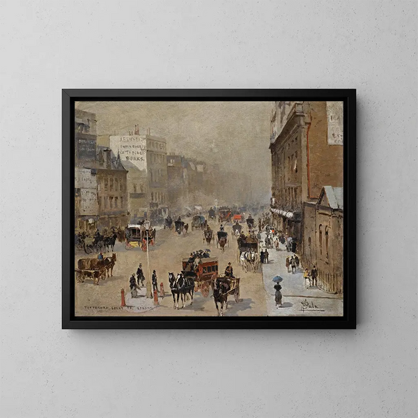 Tottenham Court Road, London - Paolo Sala — indrammet kunstværk på væggen