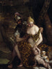 Mars Venus og Cupido Mars og Venus med Cupido og en hund - Paolo Véronèse — visning af kunstværket