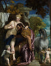 Mars og Venus forenet af kærlighed - Paolo Véronèse — visning af kunstværket