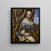 Portrait af en dame i Sankt Agnes - Paolo Véronèse — indrammet kunstværk på væggen