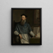 Portrait af Daniele Barbaro - Paolo Véronèse — indrammet kunstværk på væggen