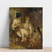 Reproduktion af maleriet Parisiennes i algerisk kostume eller i harem - Pierre-Auguste Renoir