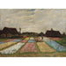 Reproduktion af maleriet Parterres de fleurs i Holland - Vincent van Gogh