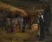 En stald - Pascal-Adolphe-Jean Dagnan-Bouveret — visning af kunstværket