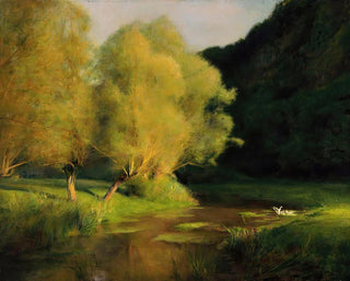 PascalAdolpheJean DagnanBouveret - Willows by a Stream.webp