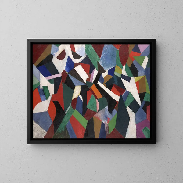 Composition II - Patrick Henry Bruce — indrammet kunstværk på væggen
