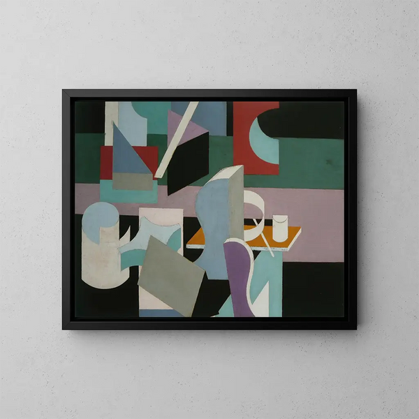 Peinture - Patrick Henry Bruce — indrammet kunstværk på væggen