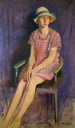 Portrait af Biddy Campbell datter af 2. Lord Glenavy - Patrick Joseph Tuohy — visning af kunstværket