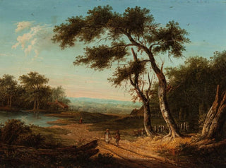 Patrick Nasmyth - Figures on a Sunlit Country Road.webp