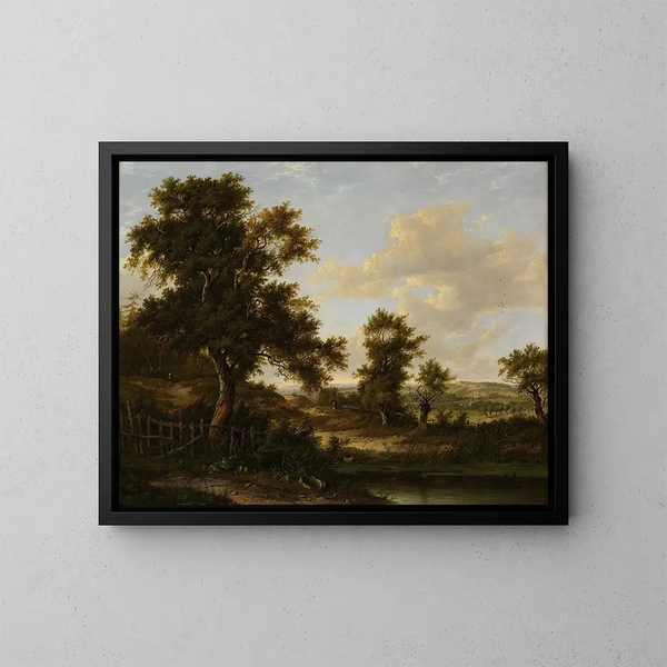 nær Penshurst, Kent - Patrick Nasmyth — indrammet kunstværk på væggen