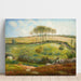 Reproduktion af maleriet Landskab nær Cherbourg (Normandiet) - Jean-François Millet