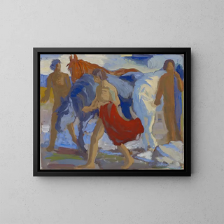 Paul Altherr - Youngsters with horses.webp