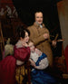 Selvportræt med familien i kunstnerens værksted - Paul Claude-Michel Carpentier — visning af kunstværket