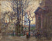 Une rue de Gloucester - Paul Cornoyer — visning af kunstværket