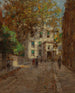 Le Village de New York - Paul Cornoyer — visning af kunstværket