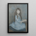 Mademoiselle Granier - Paul César Helleu — indrammet kunstværk på væggen