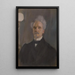 Portrait af Henri Rochefort 1830-1913 - Paul César Helleu — indrammet kunstværk på væggen