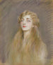 Portrait of Mlle Blanche de Pas - Paul César Helleu — visning af kunstværket