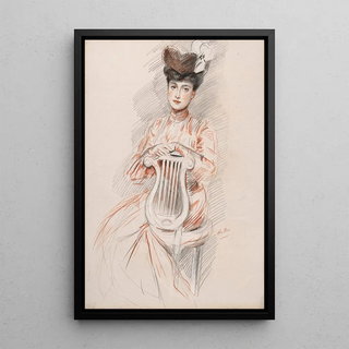 Paul Csar Helleu - lgante la chaise lyre.webp