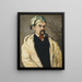Antoine Dominique Sauveur Aubert født 1817 den kunstnerens onkel - Paul Cézanne — indrammet kunstværk på væggen