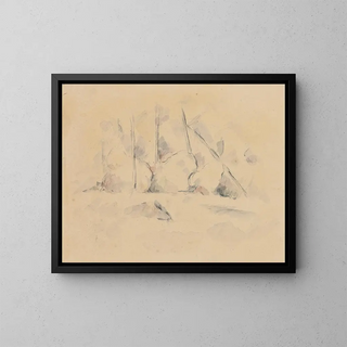 Paul Czanne - Arbres Parmi Des Rochers.webp