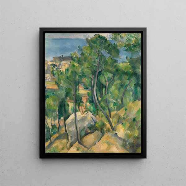 Paul Czanne - Blick auf das Meer bei LEstaque.webp